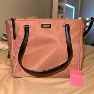 Kate Spade Blush and Black Shoulder Bag